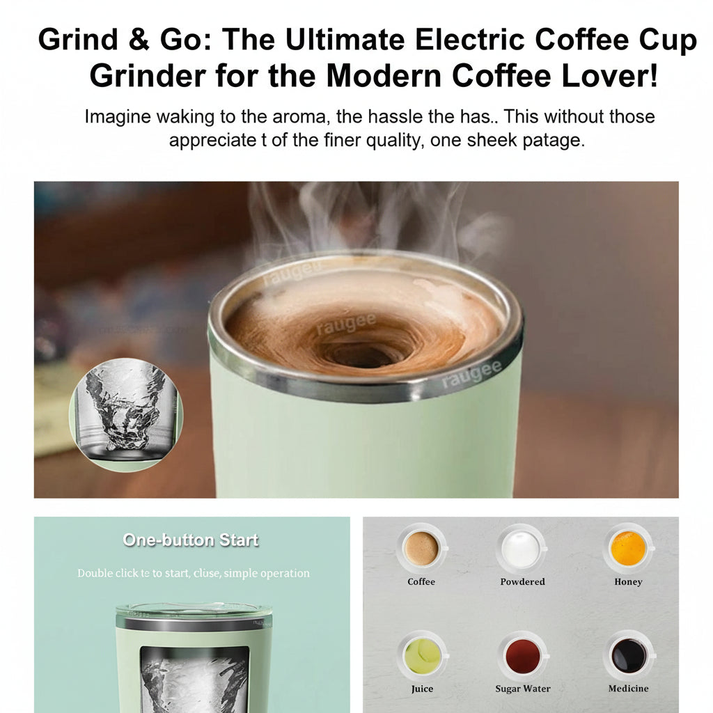Rechargeable Electric Coffee Grinder