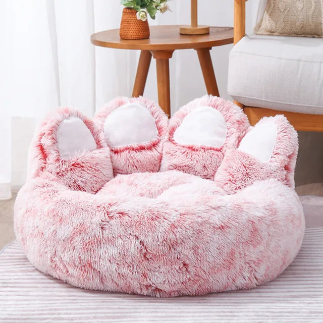 Luxury Claw Anti-Anxiety Plush Pet Bed