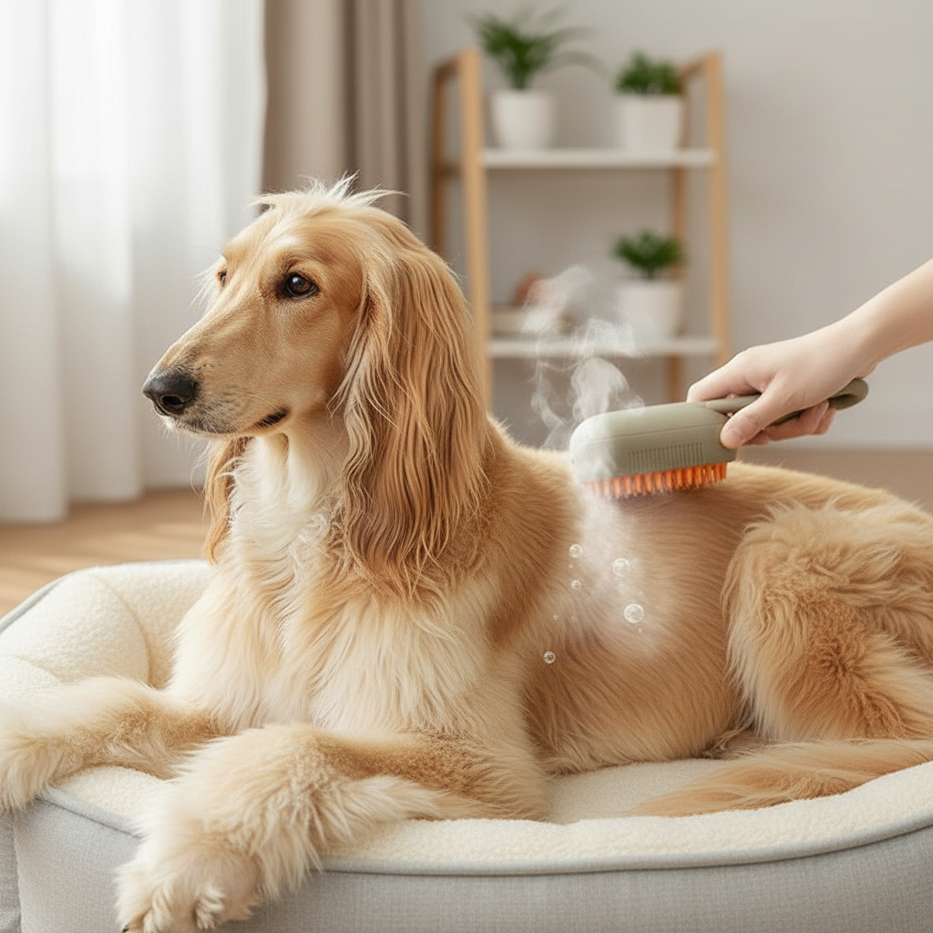 3-in-1 Steam Pet Brush - Steam Grooming