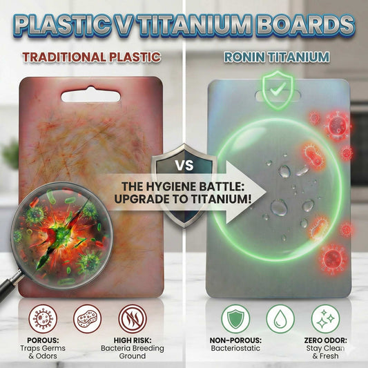 The Invisible Threat: Plastic vs. Titanium Chopping Boards (Which is Safe?)