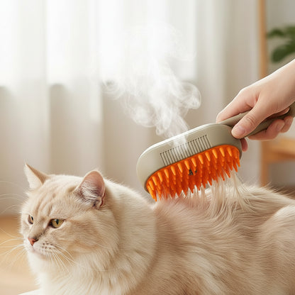 3-in-1 Steam Pet Brush - Steam Grooming