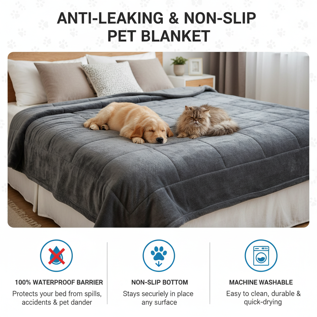 Waterproof Washable Pet Blanket