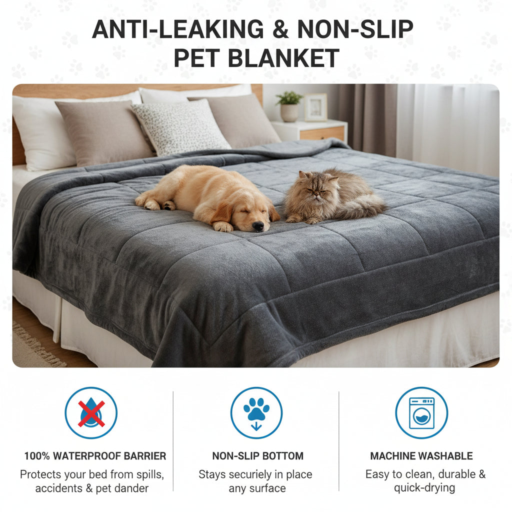 Waterproof Washable Pet Blanket