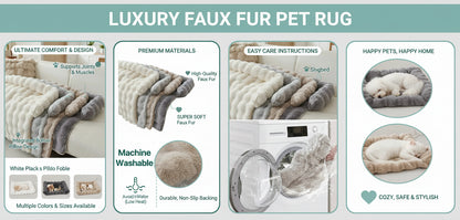 Waterproof Faux Fur Pet Rug