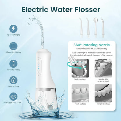 Rechargeable Cordless Teeth & Gum Water Flosser
