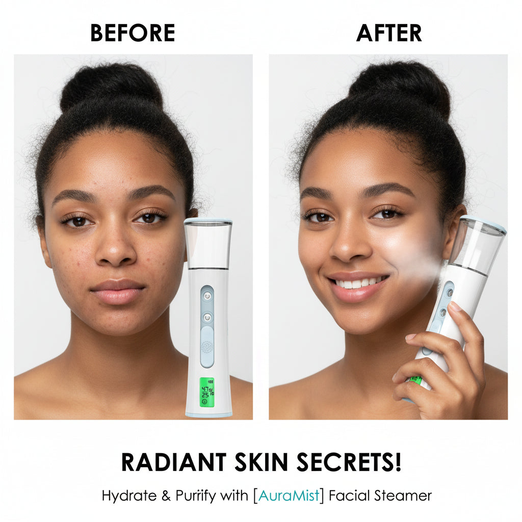 Double Ultrasonic Nano Facial Sprayer & Mister