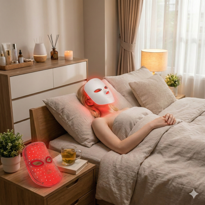 7-Color LED Facial Mask – Rechargeable Photon Light Therapy