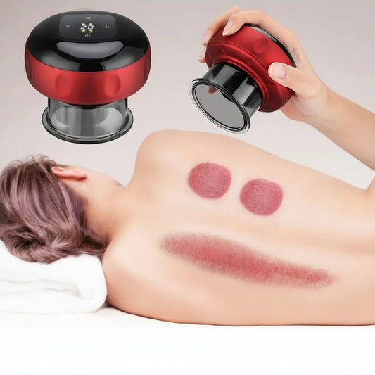 Smart Cupping Heating Massager - 6 or 12 Speed - LED & LCD
