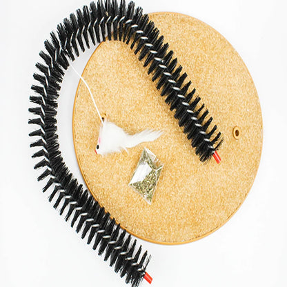 Self-Grooming Interactive Cat Arch Scratcher