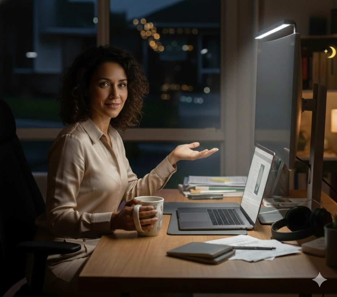 Desktop Monitor Light Bar – USB Powered, Auto-Dimming, Touch Control & RGB Colour Modes