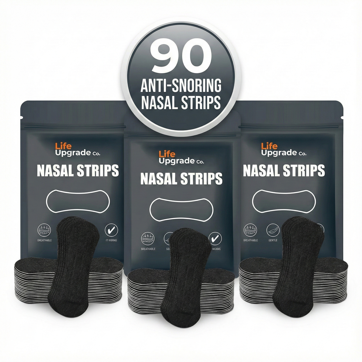 Anti-Snoring Nasal Strips - 30, 90 or 150 Pack