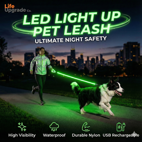 LED Luminous Light Up Dog Leash
