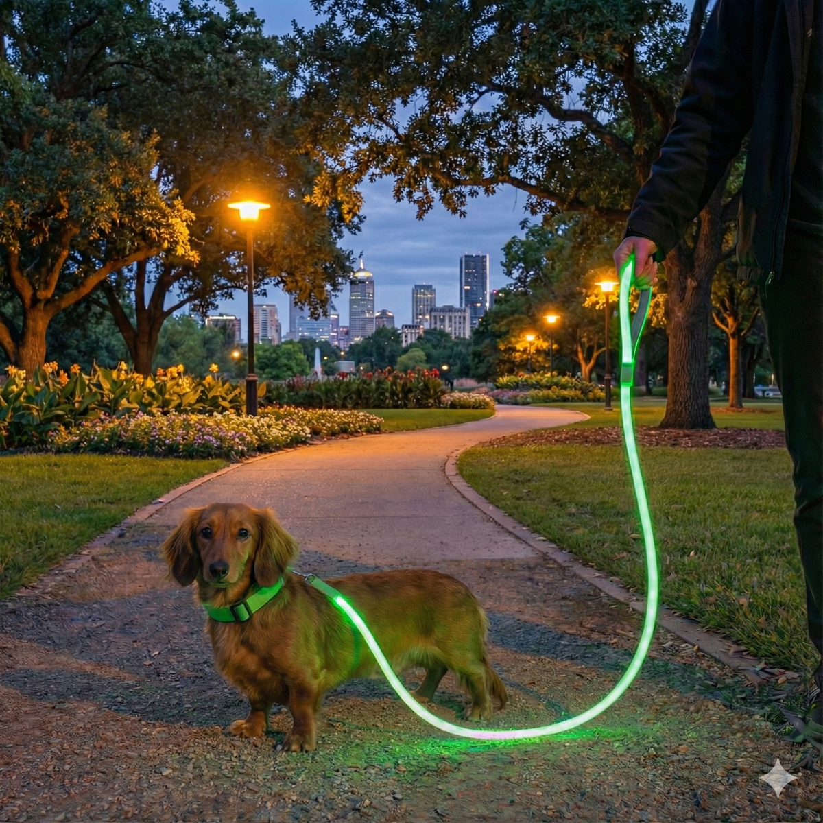 LED Luminous Light Up Dog Leash