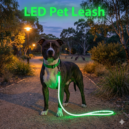 LED Luminous Light Up Dog Leash