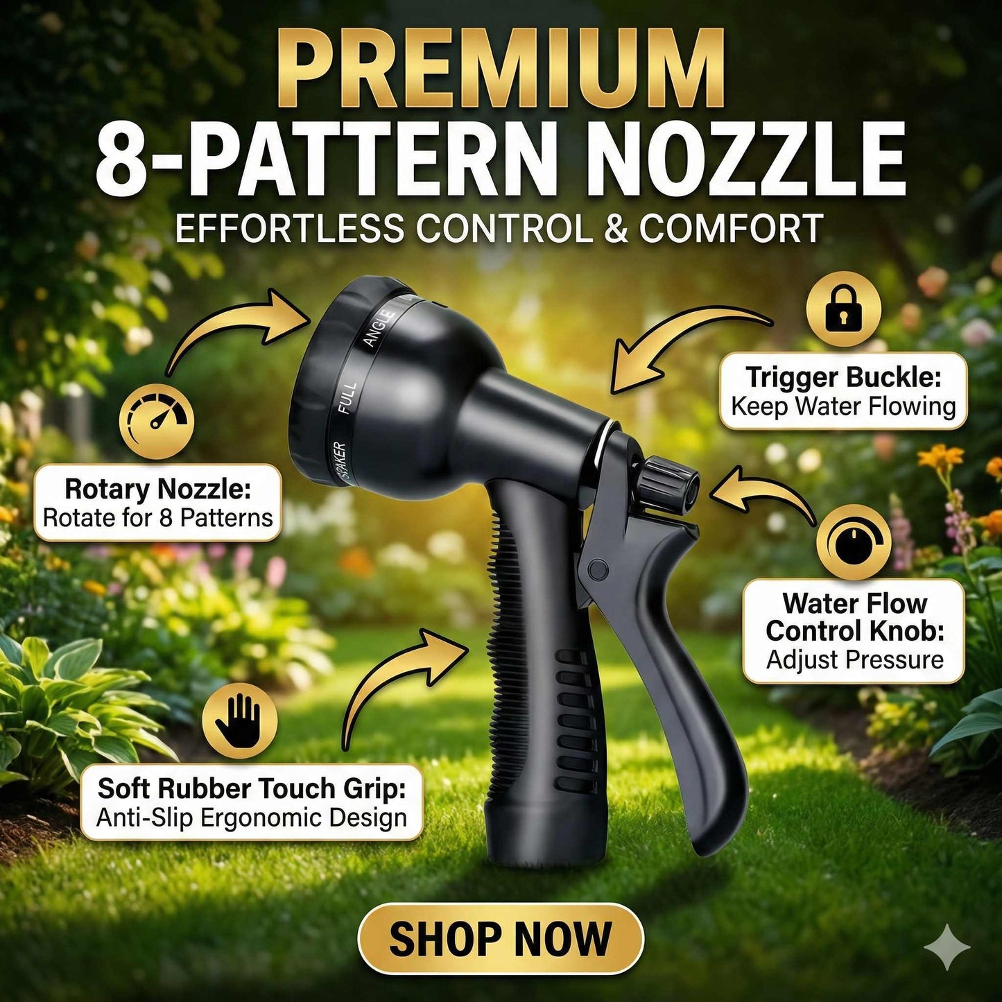 The Unbreakable Garden Hose - Un-Kinkable & Retraceable