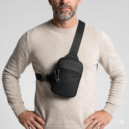 Anti-Theft Crossbody Travel Sling Bag - RFID Blocking & Weatherproof