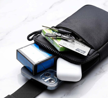 Anti-Theft Crossbody Travel Sling Bag - RFID Blocking & Weatherproof