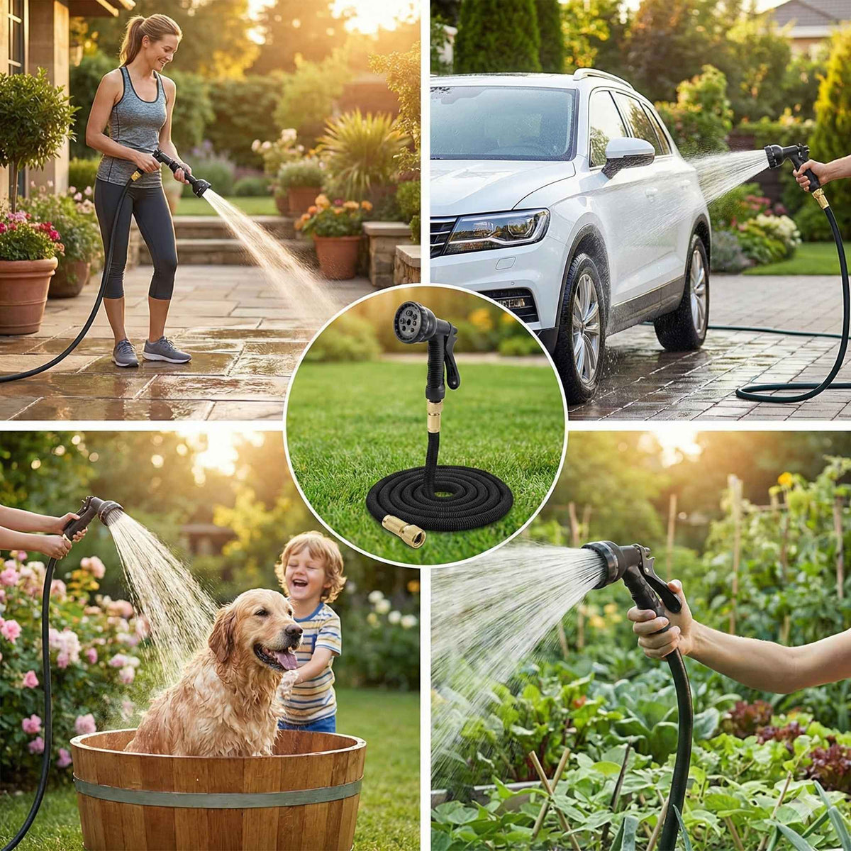 The Unbreakable Garden Hose - Un-Kinkable & Retraceable