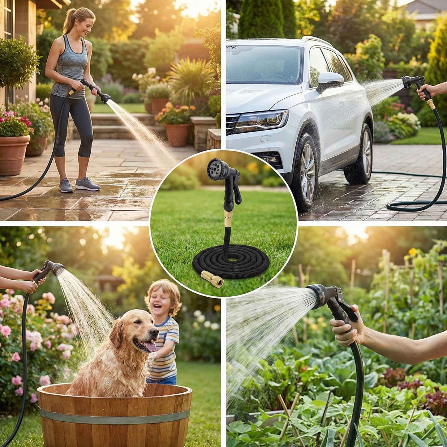 The Unbreakable Garden Hose - Un-Kinkable & Retraceable