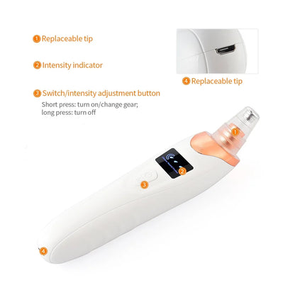 Electric Blackhead Remover - Vacuum Suction Cleaner