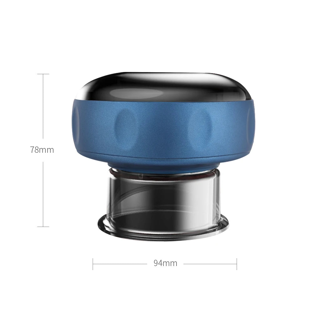 Smart Cupping Heating Massager - 6 or 12 Speed - LED & LCD
