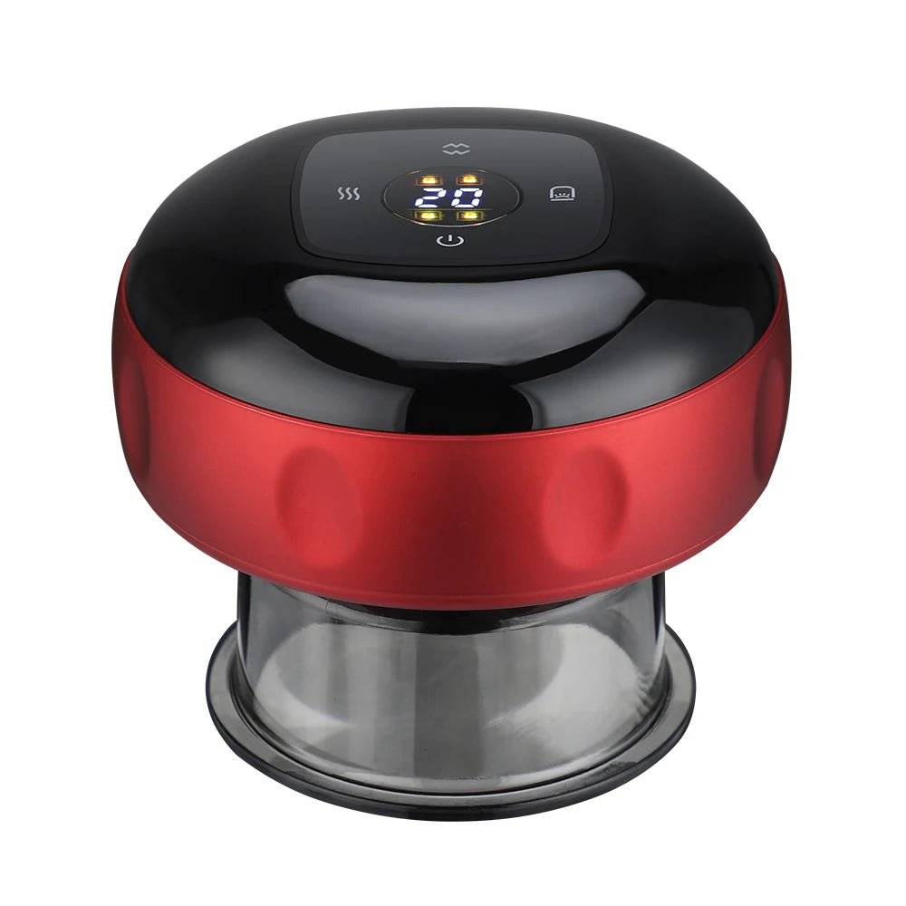 Smart Cupping Heating Massager - 6 or 12 Speed - LED & LCD