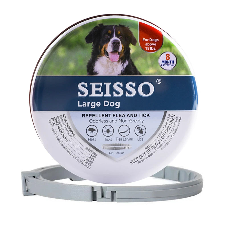 Seisso Dog & Cat Anti-Flea And Tick Collars - Waterproof