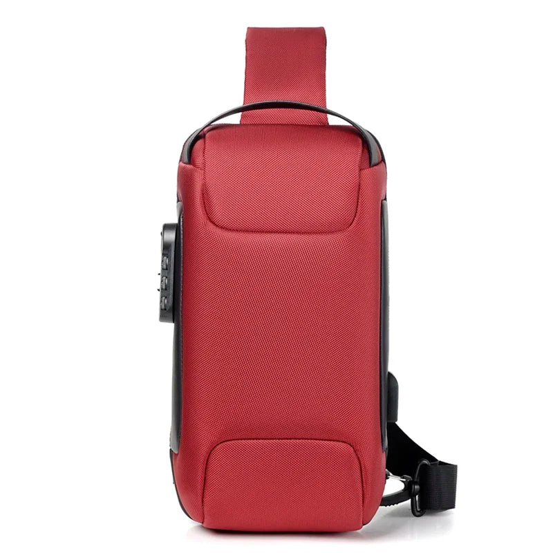 Anti-Theft Crossbody Travel Bag - Pickpocket-Proof Sling with USB Charging