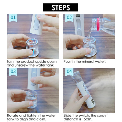 Double Ultrasonic Nano Facial Sprayer & Mister