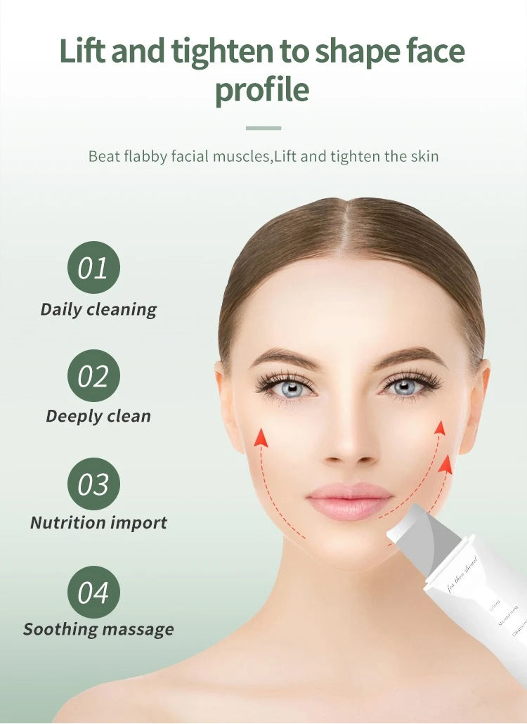 Ultrasonic Skin Deep Pore Vibrating Blackhead Scrubber