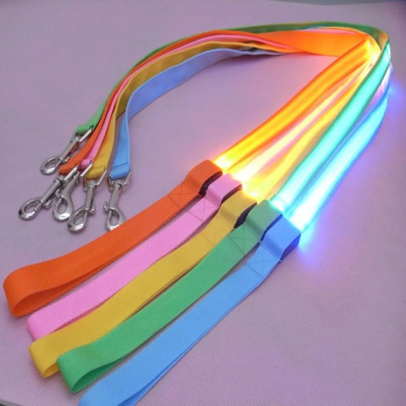 LED Luminous Light Up Dog Leash
