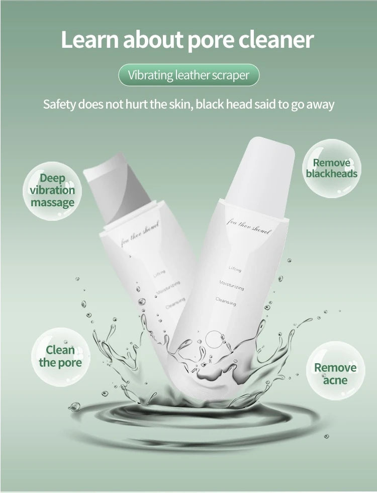Ultrasonic Skin Deep Pore Vibrating Blackhead Scrubber