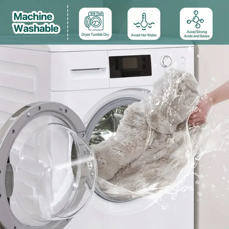 Waterproof Faux Fur Pet Rug