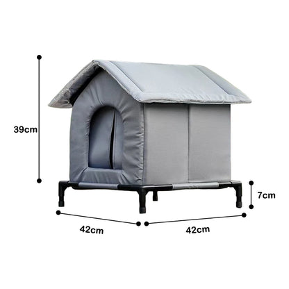 Insulated Cat House - Waterproof - Outdoor or Indoors