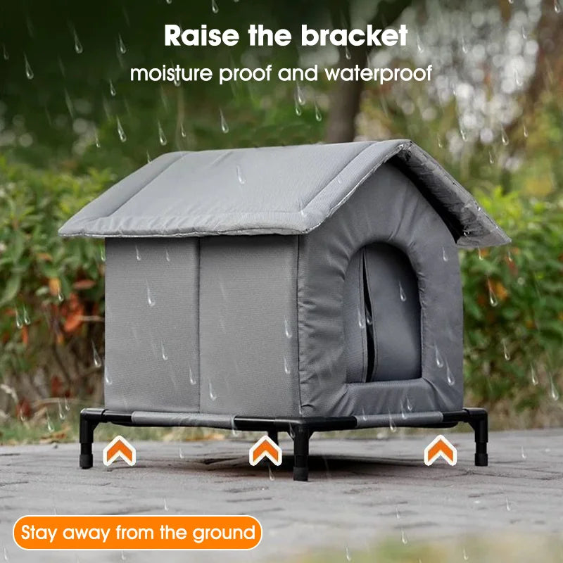 Insulated Cat House - Waterproof - Outdoor or Indoors