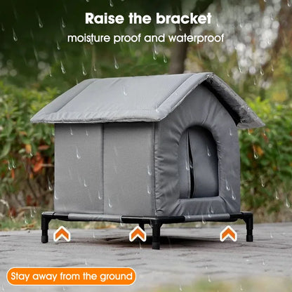 Insulated Cat House - Waterproof - Outdoor or Indoors