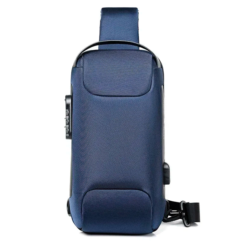 Anti-Theft Crossbody Travel Bag - Pickpocket-Proof Sling with USB Charging