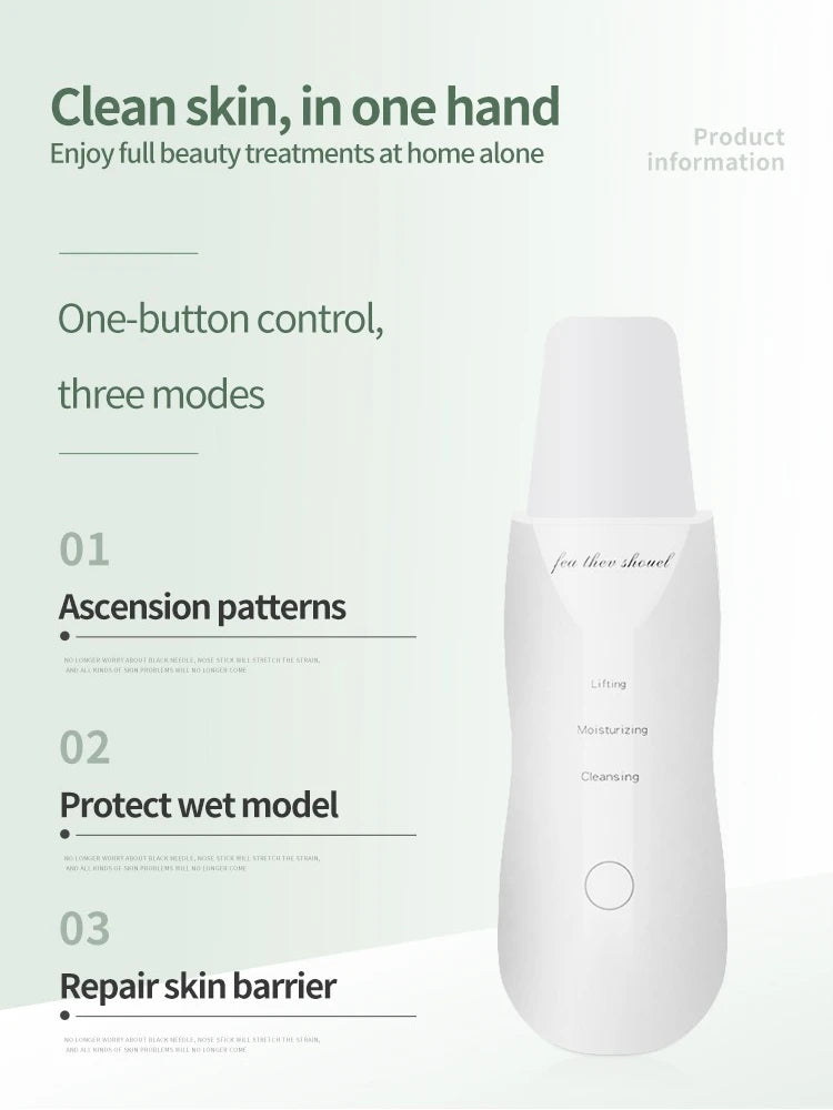 Ultrasonic Skin Deep Pore Vibrating Blackhead Scrubber