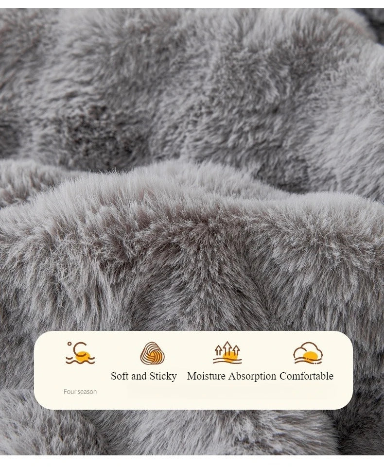 Waterproof Faux Fur Pet Rug