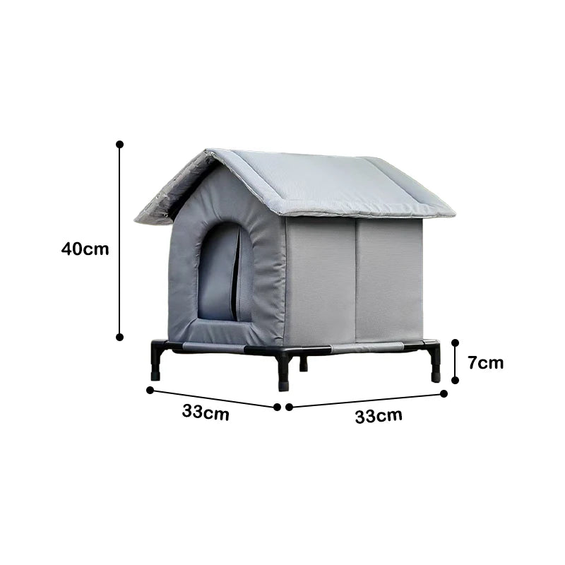 Insulated Cat House - Waterproof - Outdoor or Indoors