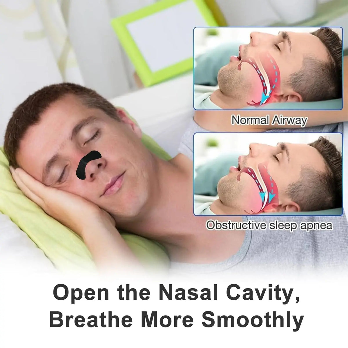 Anti-Snoring Nasal Strips - 30, 90 or 150 Pack