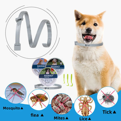 Seisso Dog & Cat Anti-Flea And Tick Collars - Waterproof