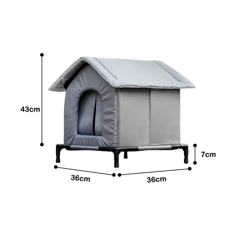 Insulated Cat House - Waterproof - Outdoor or Indoors
