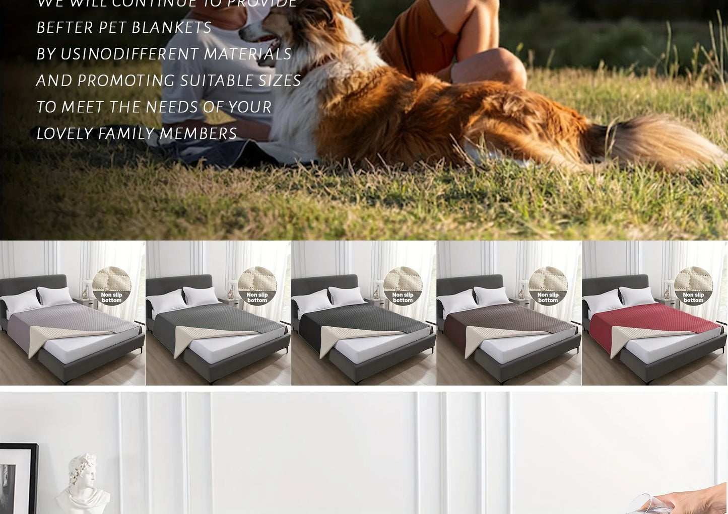Waterproof Washable Pet Blanket