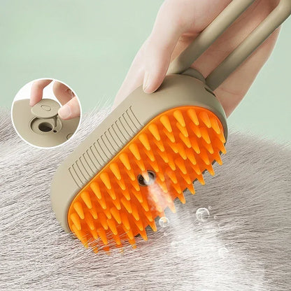 3-in-1 Steam Pet Brush - Steam Grooming