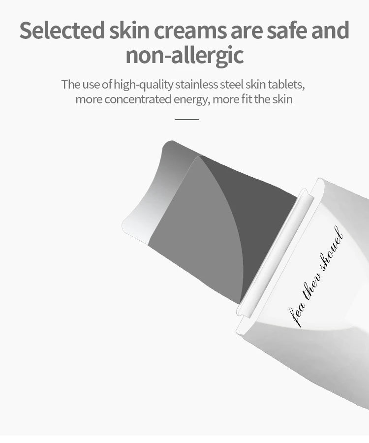 Ultrasonic Skin Deep Pore Vibrating Blackhead Scrubber