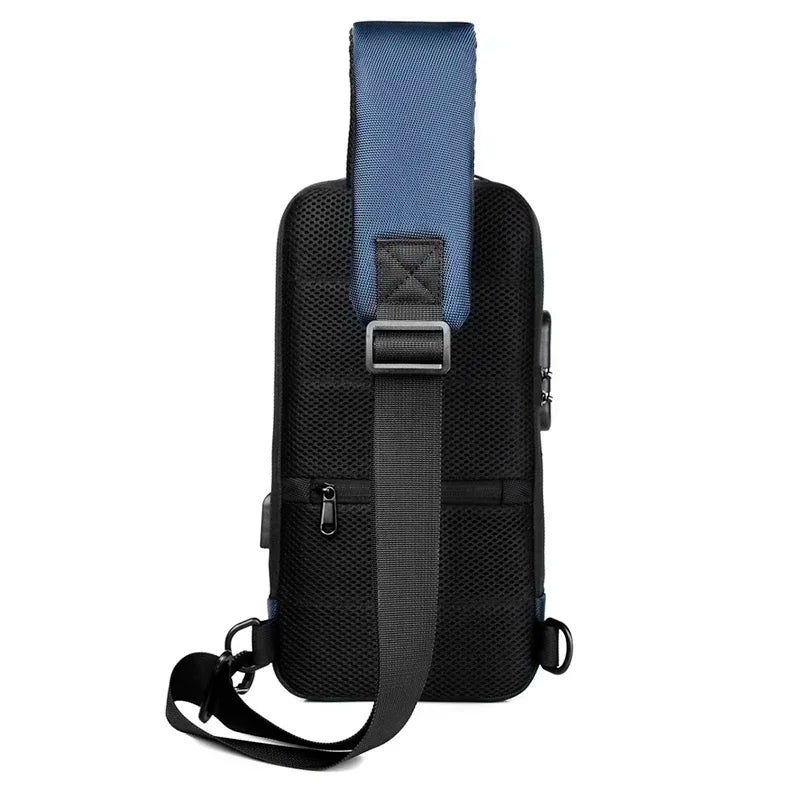 Anti-Theft Crossbody Travel Bag - Pickpocket-Proof Sling with USB Charging