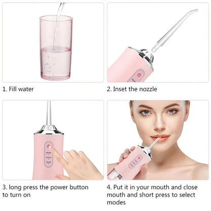 Rechargeable Cordless Teeth & Gum Water Flosser