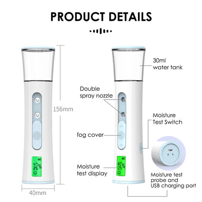 Double Ultrasonic Nano Facial Sprayer & Mister