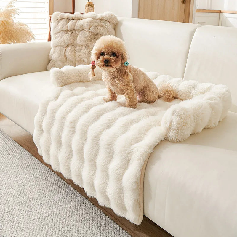 Waterproof Faux Fur Pet Rug